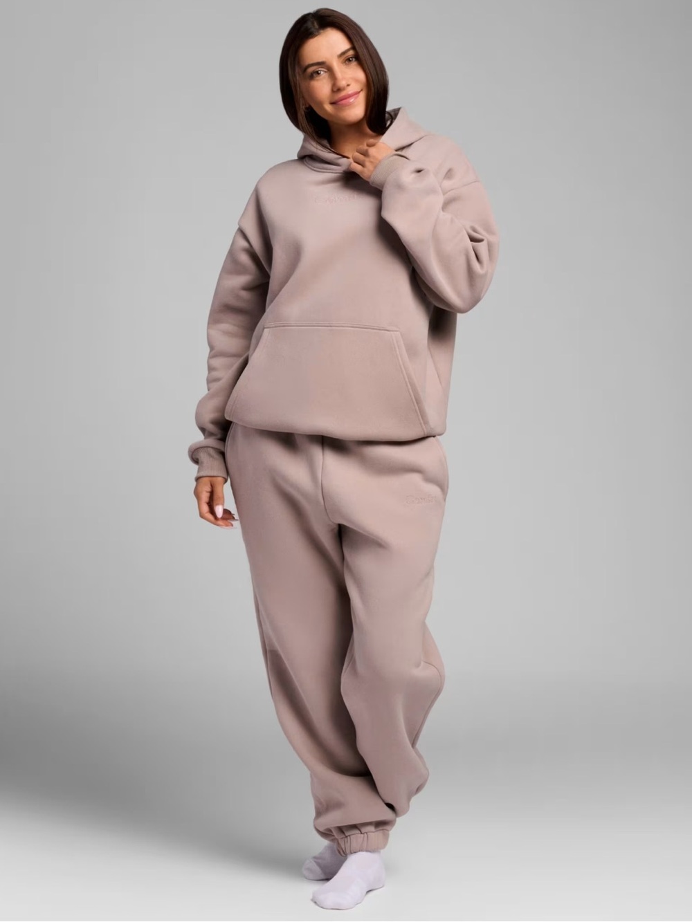 COMFRT Women's Bark Sweatpants & Hoodie Set